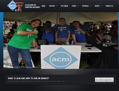 ACMTTU Website (2011-2012)